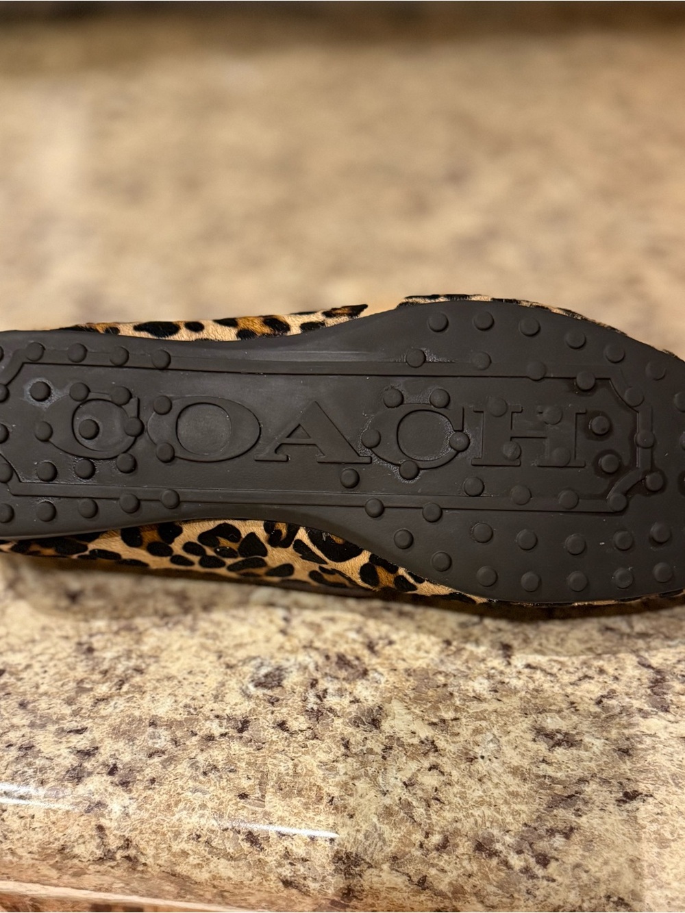 Coach Leopard-Print Loafers in Brown & Black - Picture 8 of 10